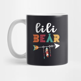 Lili Bear Men Women Sleeve Love Flower Art Color Daughter Mug